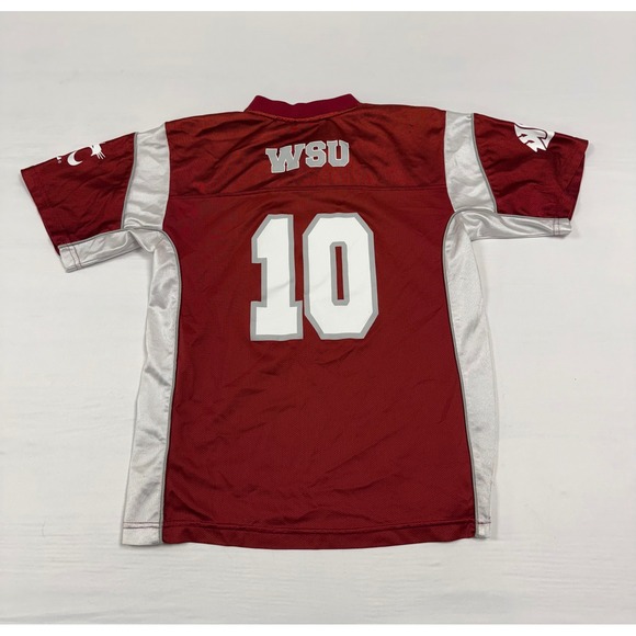 Kids Washington State Cougars NCAA Jersey #10 by OuterStuff Red XL (14-16) - Picture 5 of 7